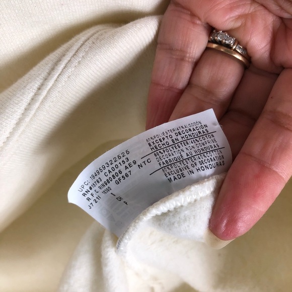 PLUS POWERBLEND FLEECE BOYFRIEND CREW, SCRIPT LOGO SIZE S - Picture 5 of 8